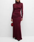 Plum Curve Dress