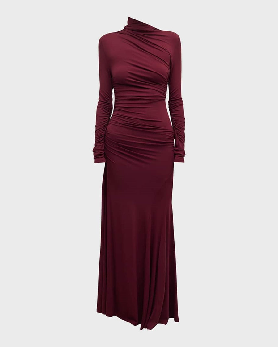 Plum Curve Dress
