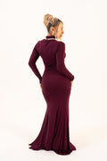 Plum Curve Dress