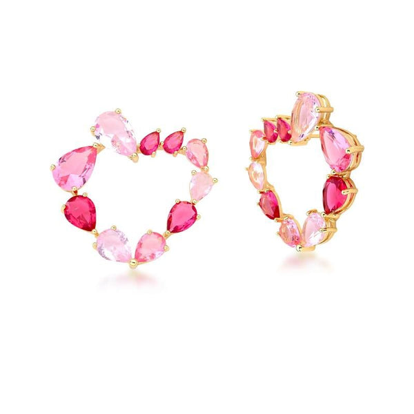 Blush Orbit Hoops