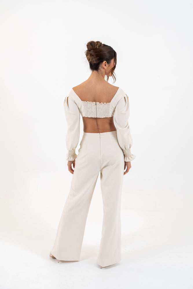 
                  
                    Model posing casually in Floral Elegance Set
                  
                