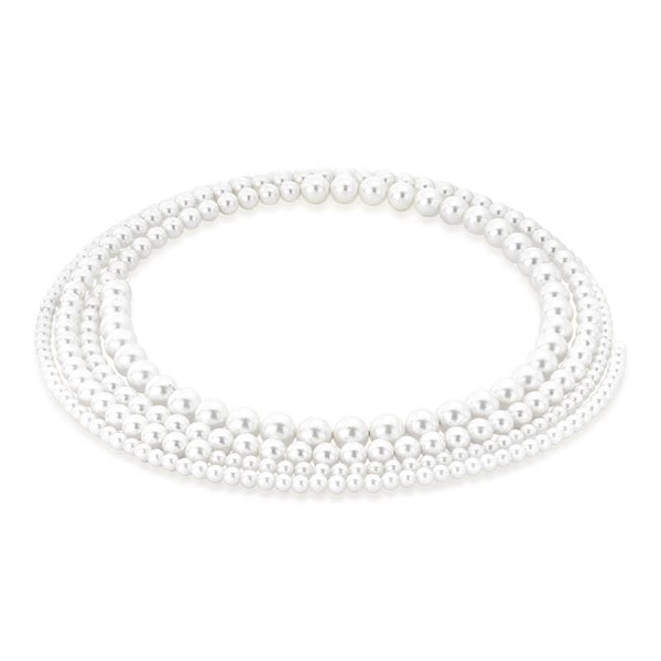Hoop Pearl Necklace