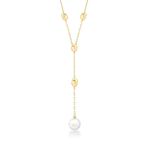 Knot Pearl Necklace