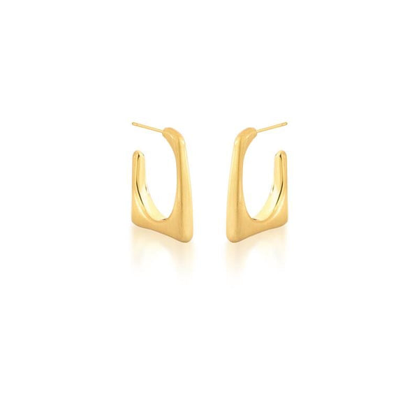 Satin Square Half Studs
