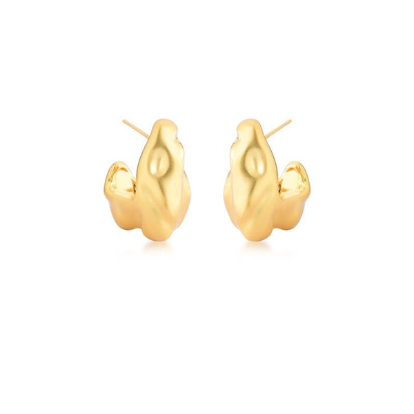 Satin Twist Half Studs