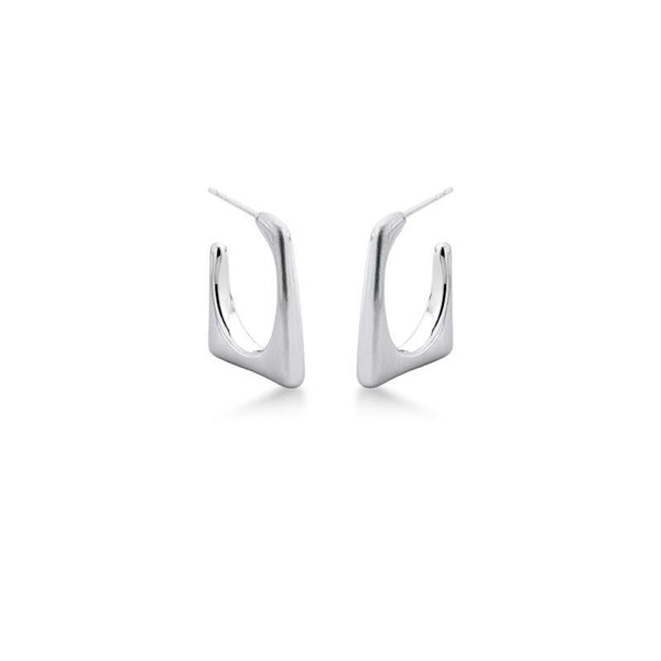 Sculpted Square Earring